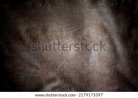 Brown fabric texture background .
