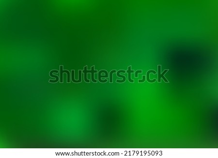 Light Green vector blurred shine abstract background. A vague abstract illustration with gradient. Template for any brand book.