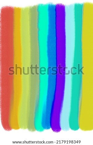 oil paint abstract pattern with colorful ellipse Between the colors red pink violet yellow green orange blue seeping together on paper for background Royalty-Free Stock Photo #2179198349