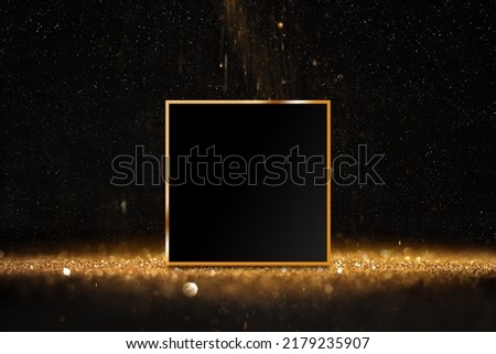 Elegant space gold glitter background