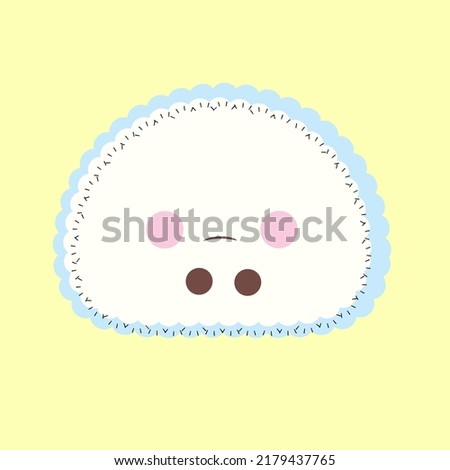 Emoji on a pastel color background with expression