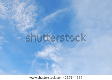 sky and cloud scene in thailand