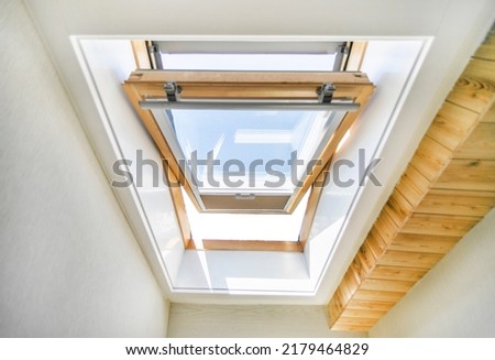 Skylight in the interior roof Royalty-Free Stock Photo #2179464829