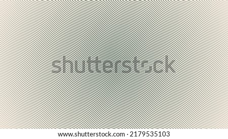 Parallel Angled Hatching Wavy Ripple Lines Halftone Pattern Abstract Vector Smooth Gradient Pale Green Texture Isolated On Light Back. Half Tone Art Graphic Oblique Etching Strokes Aesthetic Wallpaper Royalty-Free Stock Photo #2179535103