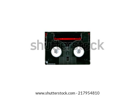 cassette tape icon isolated on white background