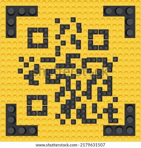 Scan me on a yellow background. from the constructor