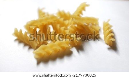 stock photo of golden macaroni