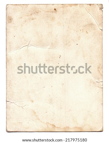 Old photo texture with stains and scratches  Royalty-Free Stock Photo #217975180