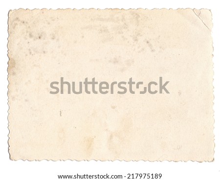 Old photo texture with stains and scratches  Royalty-Free Stock Photo #217975189