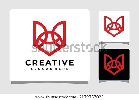 Fox Logo Template Design Inspiration