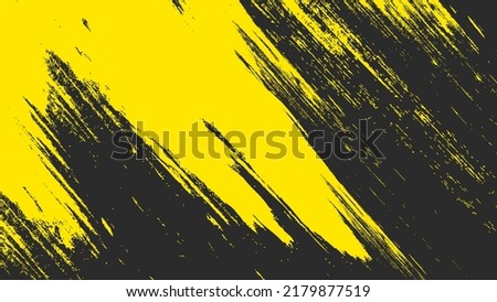 Minimal Abstract Yellow Grunge Scratch Background Template