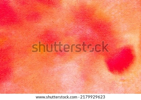 Abstract red watercolor paint paper background texture