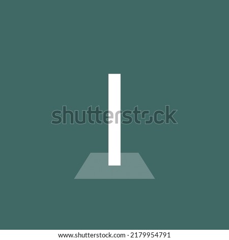 Capital letter I logo design template. Stylish icon
