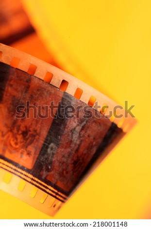 Old 35mm movie Film reel