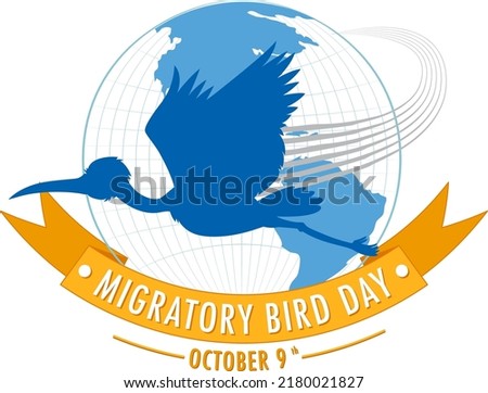 World Migratory Bird Day Banner Template illustration