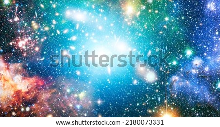 Deep space. Stars and far galaxies. Wallpaper background. Sci-fi space wallpaper. Elements of this image furnished by NASA
