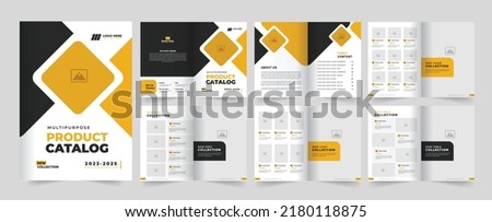 Product Catalogue Template layout Design Royalty-Free Stock Photo #2180118875