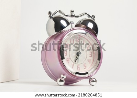 Alarm clock isolated on a white background.