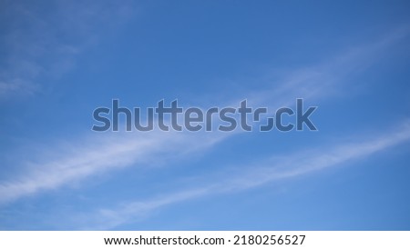 Blue sky white cloud background. sunlight day with sky wallpaper backdrop. mockup nature landscape free space backdrop. card or poster for environment protection. 