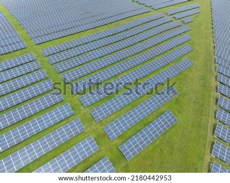 Solar panels, green clean alternative renewable energy resource system. Ecologic sustainable innovative environmental clean energy generation field.