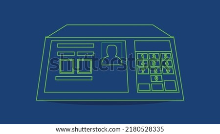 Eletrônica Urna - Electronic ballot boxes used in elections in Brazil. Royalty-Free Stock Photo #2180528335