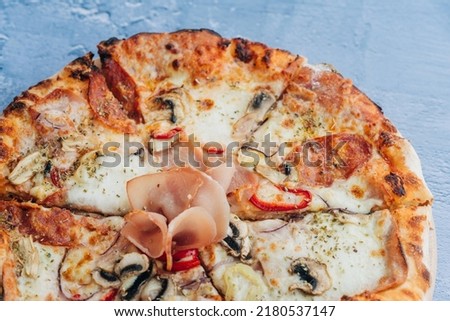 It is time for pizza stock photo.