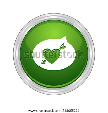 Beautiful Sms Heart Boom web icon