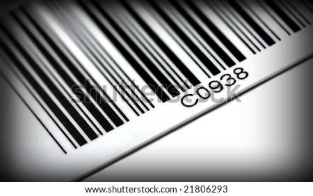 fine detail of classic bar code background