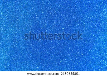 Background with sparkles. Backdrop with glitter. Shiny textured surface. Strong blue. Soft gradient light Royalty-Free Stock Photo #2180655851