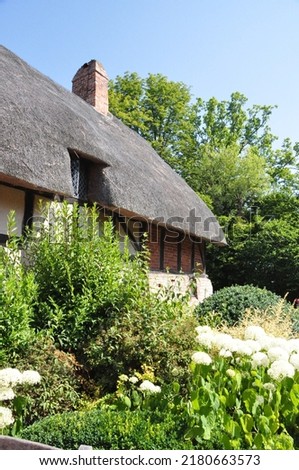 Anne Hathaway's Cottage in Stratford Royalty-Free Stock Photo #2180663573