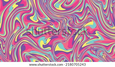 liquid abstract design background colorfull pink red yellow