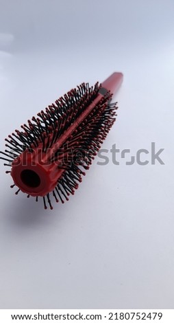 selective focus hair comb black