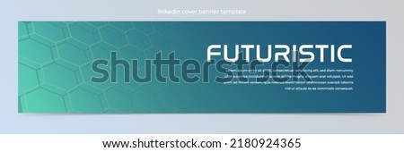 Modern abstract technology  banner template