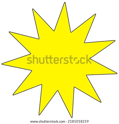 yellow star vector icon clipart