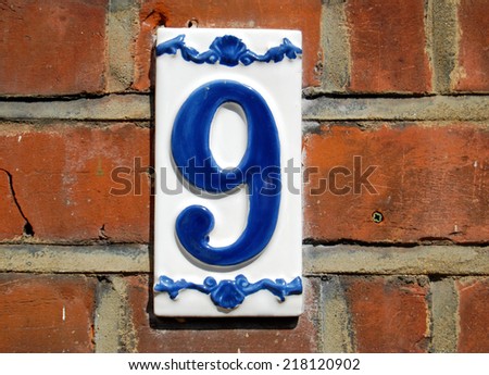 house number 9