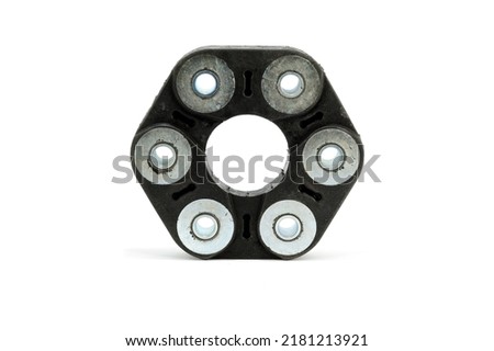 Combine harvester spare part, perspective view isolated on white background