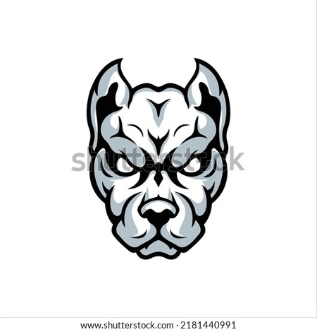 Angry Dog Vector that you can edit and use on your product and brand