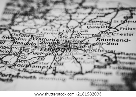 London on the Europe map