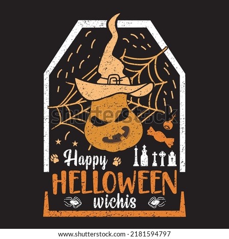 Halloween and Boo Funny Design