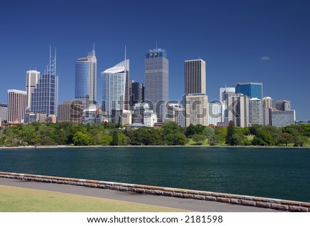 View of Sydney skyline