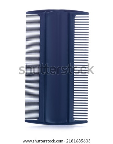 Hair comb beauty on white background isolation