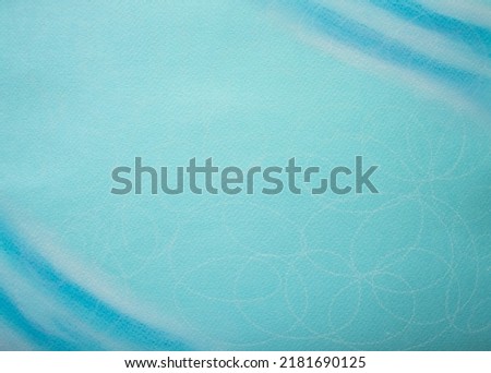 Light blue with white background with rough paper texture. Wide background with copy space for inscriptions