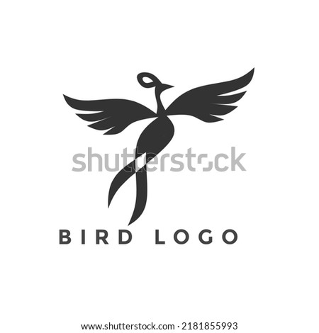 simple bird logo. high quality templates
