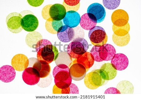 Seamless colorful polka dot pattern 