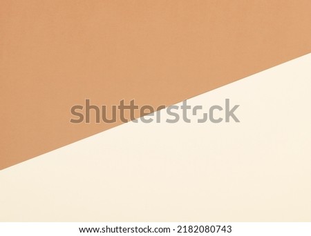 Two-color background made with diagonal line. Yellow and brown colorway Royalty-Free Stock Photo #2182080743