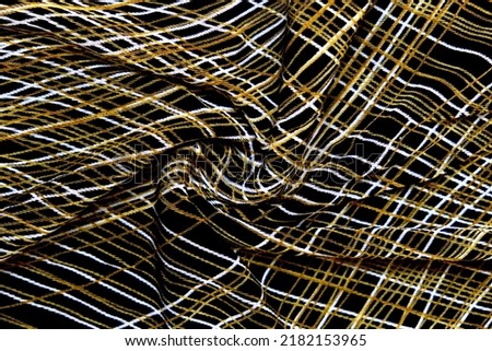 Wrinkled textile fabric,  Abstract details of the pattern backgrounds of  soft  cotton fabric. Psychedelic background     