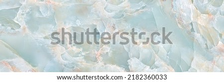Polished Onyx Texture Background, Natural Italian Glossy Onyx Stone Marble Texture For Interior Exterior Home Decoration And Ceramic Wall Tiles And Floor Tiles Rustic Surface. Royalty-Free Stock Photo #2182360033