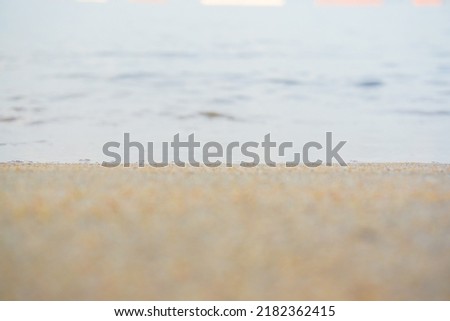 White sand sea beach wave summer vacation nature background