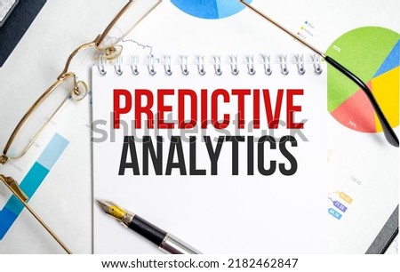 Word writing text Predictive Analytics. Business concept for Optimize Collection Achieve CRM Identify Customer Clipboard