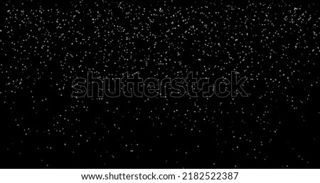 footage White snowflakes on black background winter, animated snowflake, precipitation snow, editing with blend mode. motion graphics, cartoon.